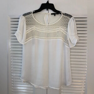 Ro & De sheer shirt blouse